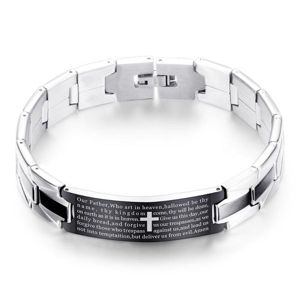 link, chain geometric cross stainless steel bracelet for man hip-hop jewelry emo 2021 wholesale items, Black
link, chain geometric cross stainless steel bracelet for man hip-hop jewelry emo 2021 wholesale items, Black
