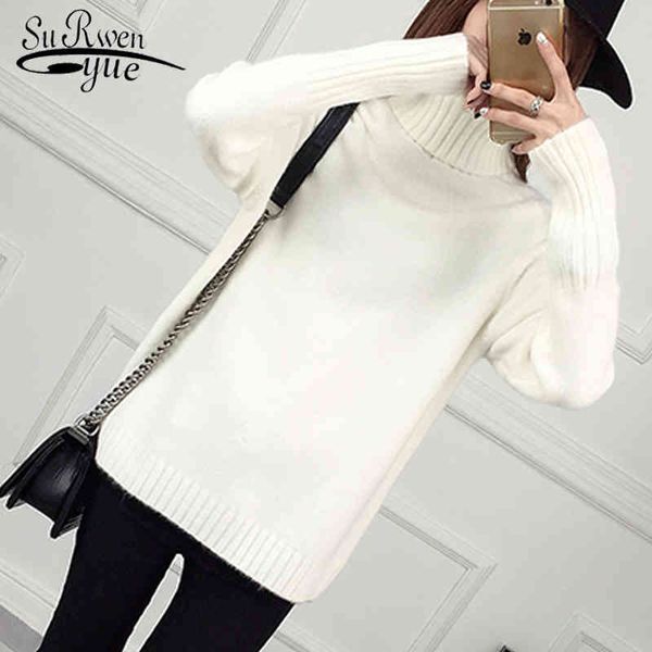 autumn/winter women sweaters long sleeve soft women casual turtleneck computer knitted women clothing 5232 50 210417, White;black
autumn/winter women sweaters long sleeve soft women casual turtleneck computer knitted women clothing 5232 50 210417, White;black