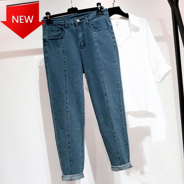 plus size female full length high waist skinny retro blue fashion denim harem pants jeans woman women's
plus size female full length high waist skinny retro blue fashion denim harem pants jeans woman women's