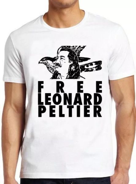 leonard peltier american indian movement native cool gift tee t shirt 4298, White;black
leonard peltier american indian movement native cool gift tee t shirt 4298, White;black