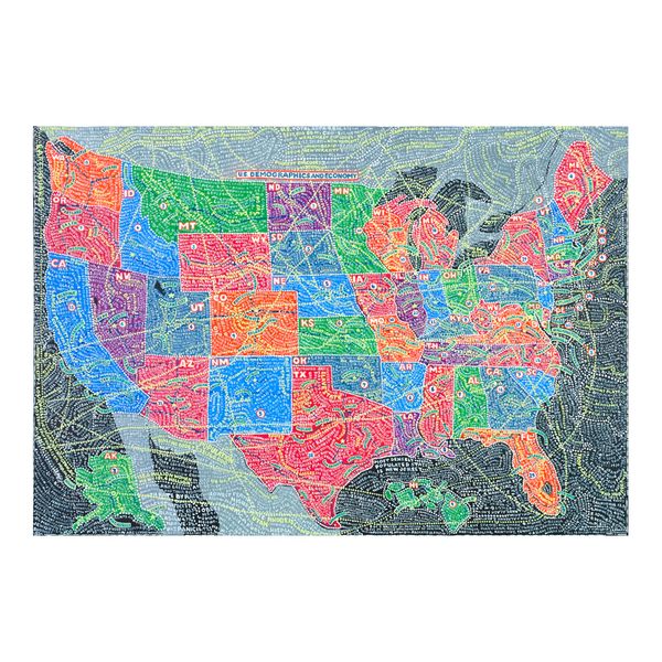 Maps Unite States Demographics and Economy Poster Painting Home Decor Framed Or Unframed Photopaper Material
Maps Unite States Demographics and Economy Poster Painting Home Decor Framed Or Unframed Photopaper Material
