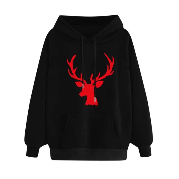 women's hoodies & sweatshirts 40# christmas women plus velvet hooded sweatshirt xmas winter warm long sleeve pullover sudaderas para mu, Black
women's hoodies & sweatshirts 40# christmas women plus velvet hooded sweatshirt xmas winter warm long sleeve pullover sudaderas para mu, Black
