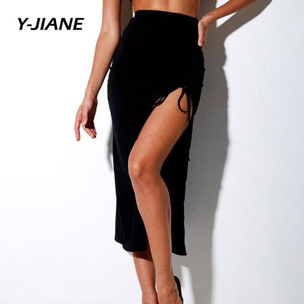 women high waisted asymmetric stretch ruched slit skirt beach party bodycon skirts pluss size black autumn #g3
women high waisted asymmetric stretch ruched slit skirt beach party bodycon skirts pluss size black autumn #g3