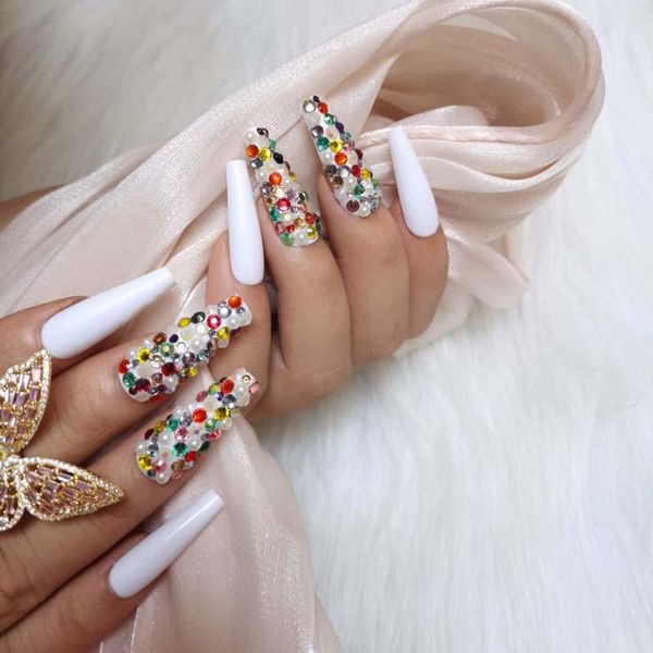 false nails 24pcs design luxury jewelry long ballet coffin fake crystal diamond high-end mixed color, Red;gold
false nails 24pcs design luxury jewelry long ballet coffin fake crystal diamond high-end mixed color, Red;gold