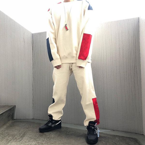 2011 brand desihners mens womens pants fashion loose stitching contrast color high-quality street plus velvet drawstring trousers men's, Black
2011 brand desihners mens womens pants fashion loose stitching contrast color high-quality street plus velvet drawstring trousers men's, Black