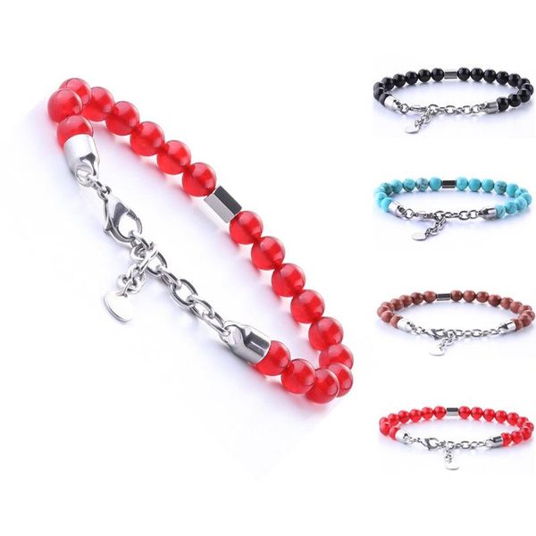 link, chain women natural tourmaline stone men's beaded bracelet for stainless steel bracelets male jewelry tiger eye bead 8.7" 22, Black
link, chain women natural tourmaline stone men's beaded bracelet for stainless steel bracelets male jewelry tiger eye bead 8.7" 22, Black