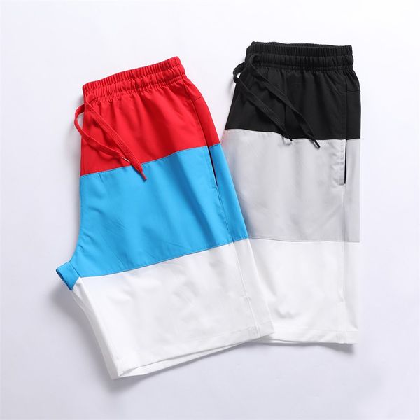 men active shorts summer running breathable wear classic letter pattern contrast stitching colors mens sports shorts, White;black
men active shorts summer running breathable wear classic letter pattern contrast stitching colors mens sports shorts, White;black