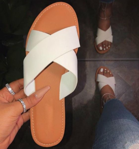 sandals summer for women wild flat with casual outdoor shoes large size female white slippers beach, Black
sandals summer for women wild flat with casual outdoor shoes large size female white slippers beach, Black