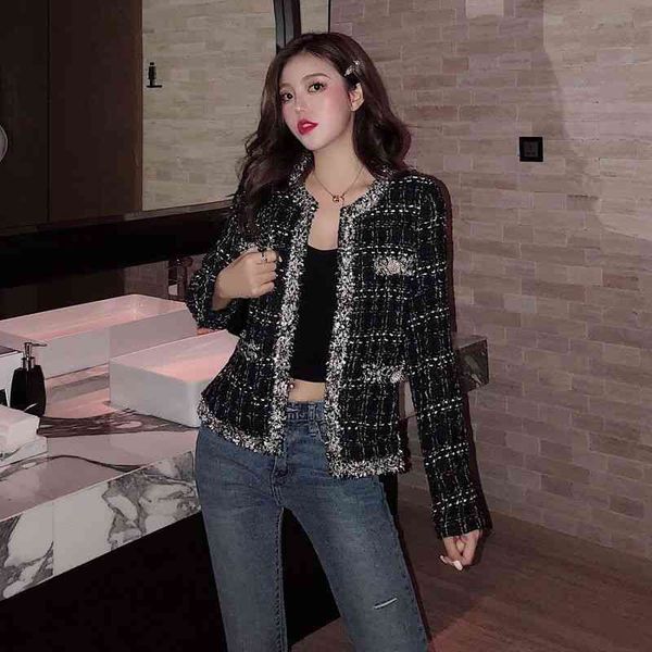 designer2020 autumn new tweed fragrance short slim fit temperament versatile small coat women's net redbalencaiga, Black
designer2020 autumn new tweed fragrance short slim fit temperament versatile small coat women's net redbalencaiga, Black