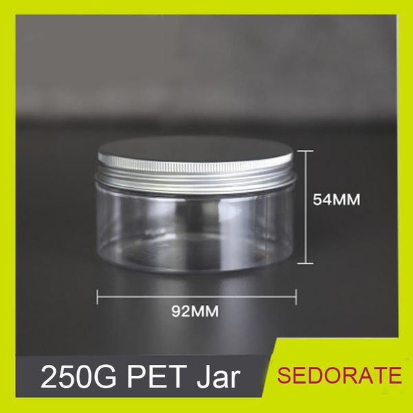 sedorate 15 pcs/lot 250g empty plastic jar with aluminum screw lid 250ml pet mask powder container cosmetics case yst001 storage bottles & j
sedorate 15 pcs/lot 250g empty plastic jar with aluminum screw lid 250ml pet mask powder container cosmetics case yst001 storage bottles & j