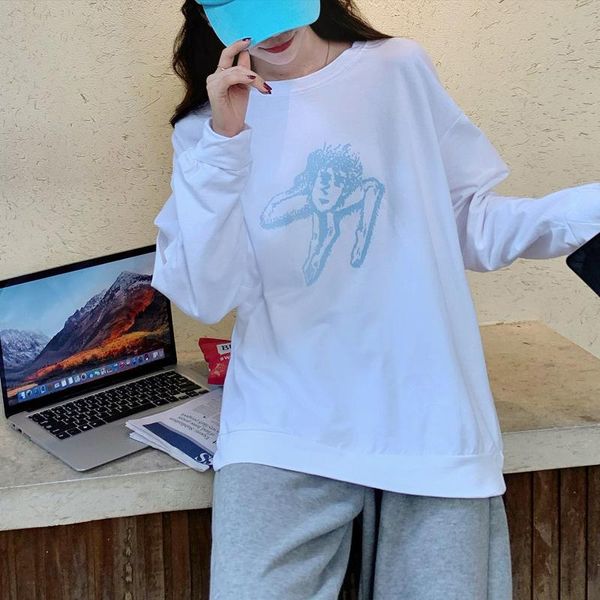 women's hoodies & sweatshirts ins ulzzang harajuku spring autumn loose sweatshirt women cartoon korean o-neck pullovers plus size holl, Black
women's hoodies & sweatshirts ins ulzzang harajuku spring autumn loose sweatshirt women cartoon korean o-neck pullovers plus size holl, Black