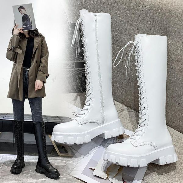 boots platform shoes british style women's 2021 autumn winter ins tide front round head women fashion, Black
boots platform shoes british style women's 2021 autumn winter ins tide front round head women fashion, Black