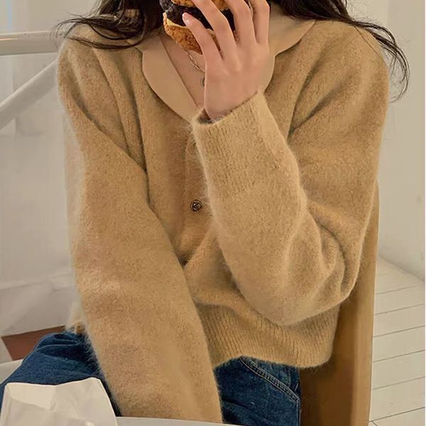 women's sweaters korean style elegant retro nice mesh jacket with petals and long sleeve collar, solid color sweater, autumn rvww, White;black
women's sweaters korean style elegant retro nice mesh jacket with petals and long sleeve collar, solid color sweater, autumn rvww, White;black