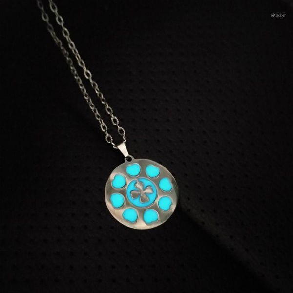 pendant necklaces luminous creative individuality necklace geometric hanging stainless steel glow in the dark jewelry gifts1, Silver
pendant necklaces luminous creative individuality necklace geometric hanging stainless steel glow in the dark jewelry gifts1, Silver