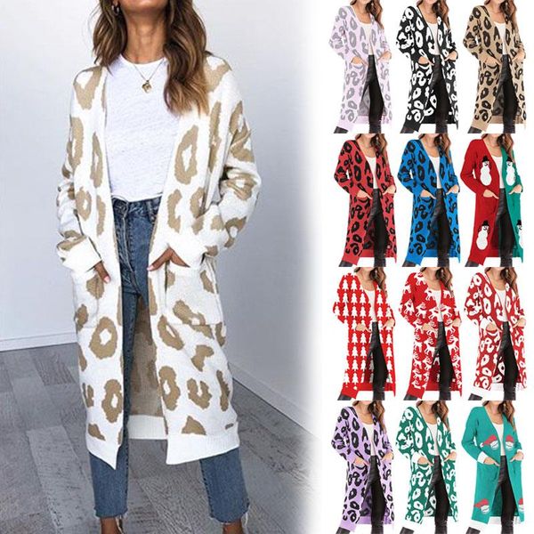 women's trench coats arrival women cardigan christmas leopard print autumn winter pockets sweater casual loose, Tan;black
women's trench coats arrival women cardigan christmas leopard print autumn winter pockets sweater casual loose, Tan;black