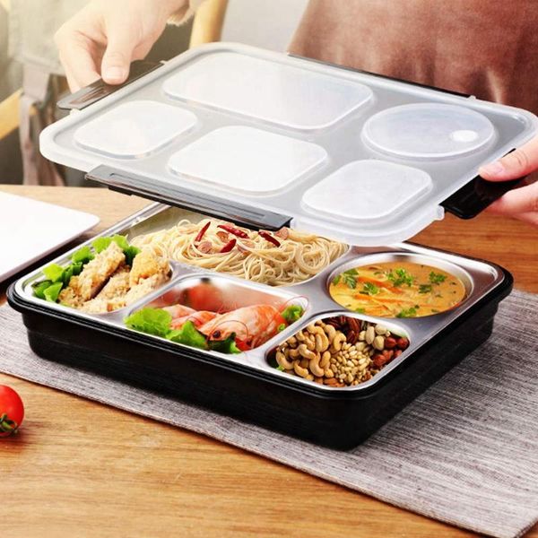 lunch bento box insulated stainless steel square storage container leakproof with sealed compartment for woman man work (bl dinnerware sets
lunch bento box insulated stainless steel square storage container leakproof with sealed compartment for woman man work (bl dinnerware sets
