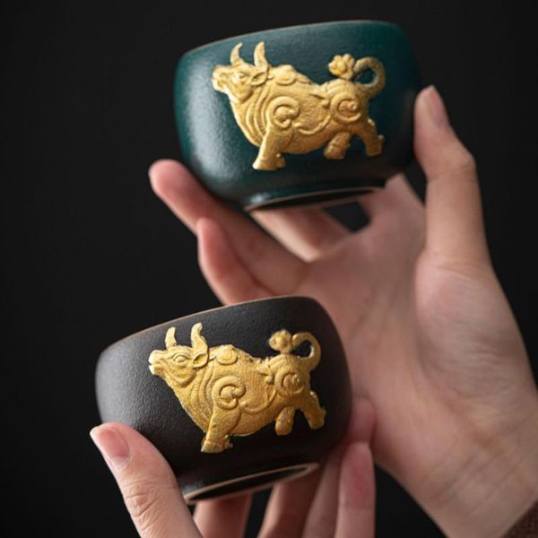 cups & saucers embossed golden ox tea cup stoare ceramic large cattle master individual single jianzhan teacup year gift 
cups & saucers embossed golden ox tea cup stoare ceramic large cattle master individual single jianzhan teacup year gift
