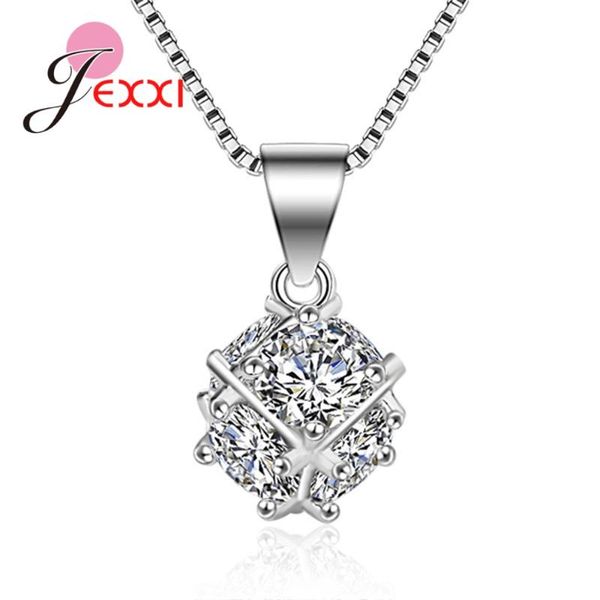 Exquisite Luxury 925 Sterling Silver Cubic Zirconia Pendant Necklaces For Women Flower Star Statement Crystal Wedding Jewelry Chains
Exquisite Luxury 925 Sterling Silver Cubic Zirconia Pendant Necklaces For Women Flower Star Statement Crystal Wedding Jewelry Chains