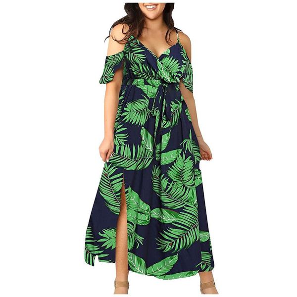 Plus Size Dresses 5XL Off Shoudler Boho Dress Ruffle Beach Flower Strap Summer 2021 Floral Print Tunic Maxi Long Big, Black
Plus Size Dresses 5XL Off Shoudler Boho Dress Ruffle Beach Flower Strap Summer 2021 Floral Print Tunic Maxi Long Big, Black