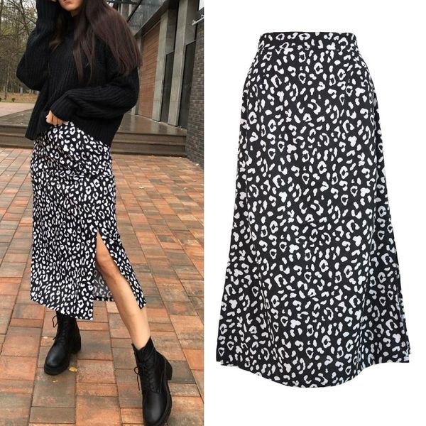 skirts spring leopard print skirt side split casual fashion long summer zip elegant female under knee mid calf, Black
skirts spring leopard print skirt side split casual fashion long summer zip elegant female under knee mid calf, Black