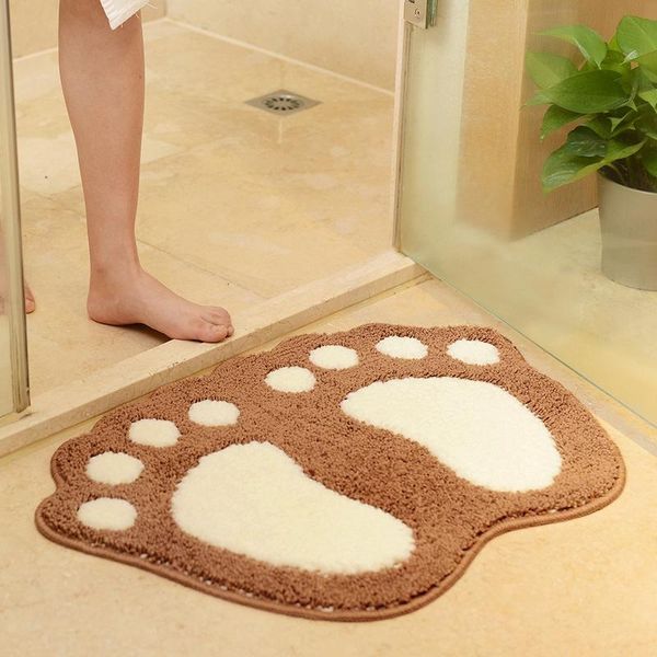 foot print bath mats non-slip bathroom carpet water absorbent doormat for living room bedroom floor mat soft toilet rugs carpets
foot print bath mats non-slip bathroom carpet water absorbent doormat for living room bedroom floor mat soft toilet rugs carpets