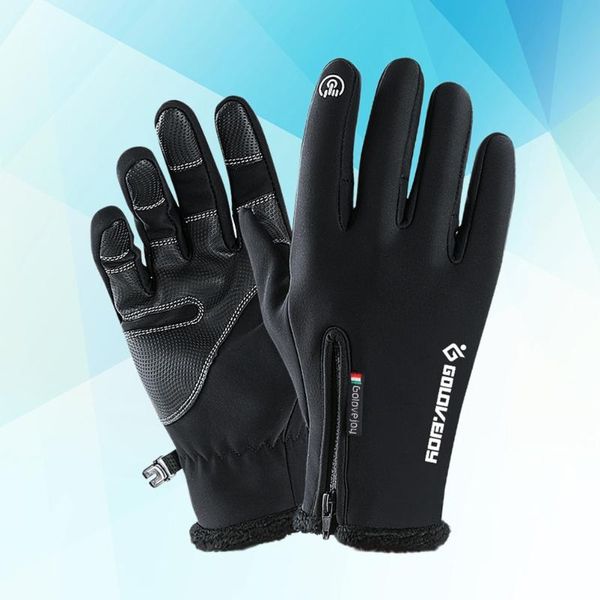 cycling gloves touching screen waterproof warm running climbing winter outdoor sports men and size, Black
cycling gloves touching screen waterproof warm running climbing winter outdoor sports men and size, Black