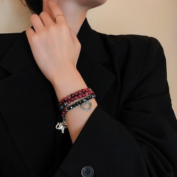 bangle love, heart, elephant red crystal bracelet gift box, ethnic temperament, fashion bracelet, versatile personalized brac, Black
bangle love, heart, elephant red crystal bracelet gift box, ethnic temperament, fashion bracelet, versatile personalized brac, Black