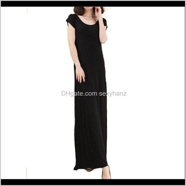 womens clothing apparel drop delivery 2021 style summer short sleeve oneck slim fit modal dress for women female casual backless aline long, Black;gray
womens clothing apparel drop delivery 2021 style summer short sleeve oneck slim fit modal dress for women female casual backless aline long, Black;gray