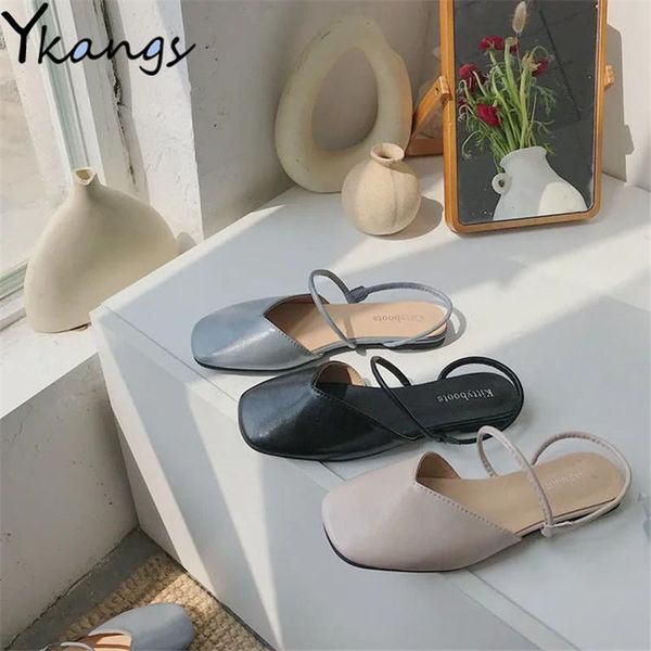 women sandals 2021 summer pu leather flat sole ladies outdoor comfortable vulcanized shoes korean fashion non-slip home slippers, Black
women sandals 2021 summer pu leather flat sole ladies outdoor comfortable vulcanized shoes korean fashion non-slip home slippers, Black