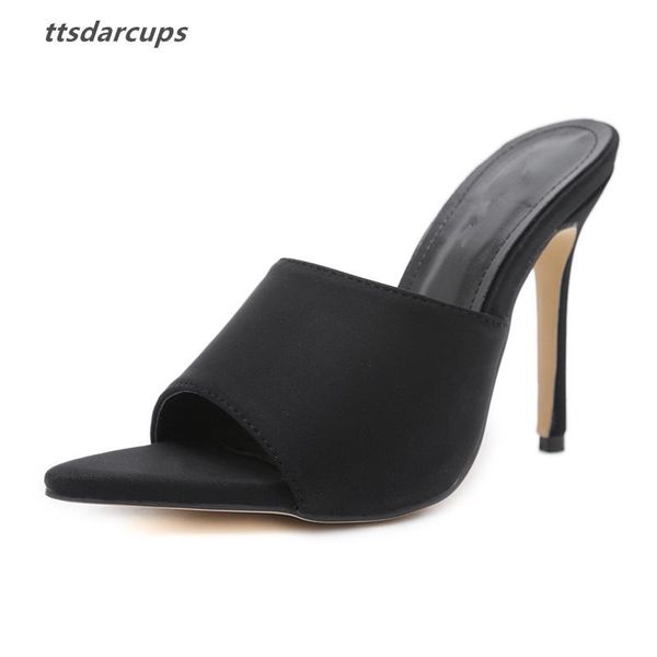 slippers european and american celebrities with fish mouth high heels nightclub gladiator heel mules 35-40 yards, Black
slippers european and american celebrities with fish mouth high heels nightclub gladiator heel mules 35-40 yards, Black