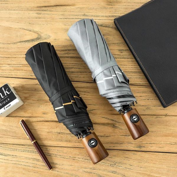 umbrellas fully automatic business men's umbrella reinforcement wind resistance personality trend creative simple sun
umbrellas fully automatic business men's umbrella reinforcement wind resistance personality trend creative simple sun