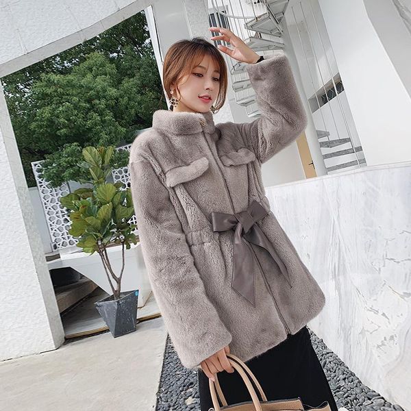 women's fur & faux 2021 winter real mink coat female long section velvet anti-season clearance dry jacket, Black
women's fur & faux 2021 winter real mink coat female long section velvet anti-season clearance dry jacket, Black