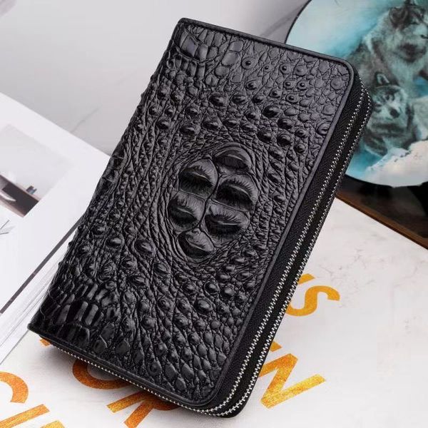 layer leather crocodile pattern capacity cowhide fashion clutch men's men's zipper large first multi-card clutch bag double oarrd, Red;black
layer leather crocodile pattern capacity cowhide fashion clutch men's men's zipper large first multi-card clutch bag double oarrd, Red;black