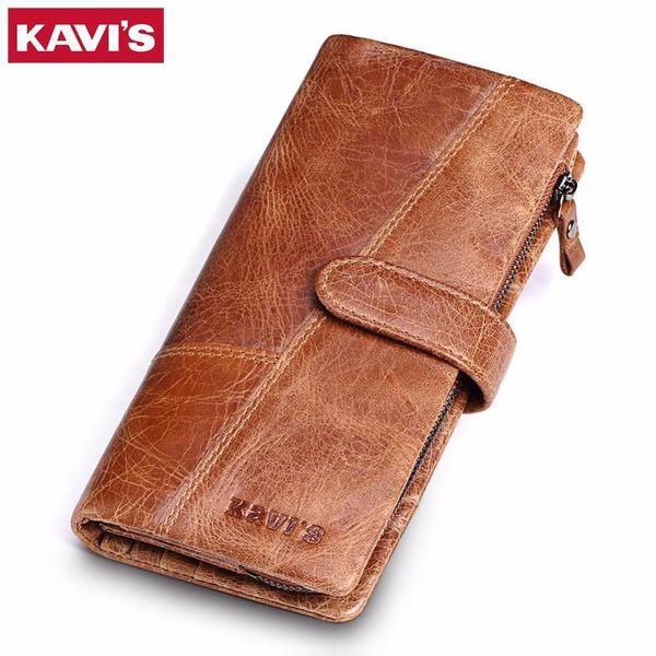 kavis designer men leather wallets casual male wallet clutch bag brand long genuine for, Red;black
kavis designer men leather wallets casual male wallet clutch bag brand long genuine for, Red;black