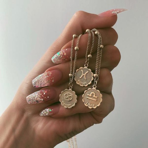 pendant necklaces twelve constellations coin necklace female statement copper leo women jewelry horoscope clavicle chain, Silver
pendant necklaces twelve constellations coin necklace female statement copper leo women jewelry horoscope clavicle chain, Silver