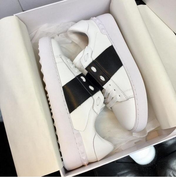 wholesale men women designer sneakers open shoes with 9 colors original box trainers size 35-48 for sale, Black
wholesale men women designer sneakers open shoes with 9 colors original box trainers size 35-48 for sale, Black