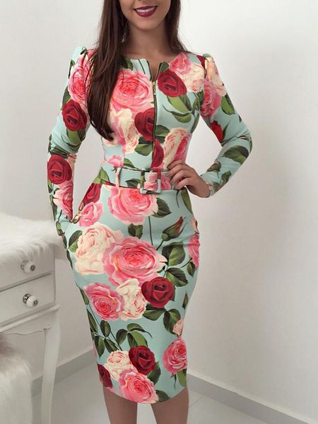 2021 spring and autumn pullover printing temperament long sleeve dress, Black
2021 spring and autumn pullover printing temperament long sleeve dress, Black