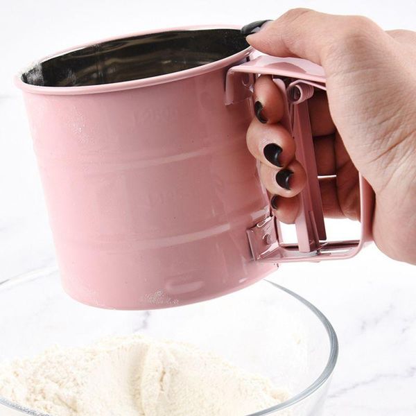 flour sifter cake diy stainless steel baking sieve handheld hand crank sugar kitchen fine mesh home semi automatic filter 1 & pastry tools
flour sifter cake diy stainless steel baking sieve handheld hand crank sugar kitchen fine mesh home semi automatic filter 1 & pastry tools