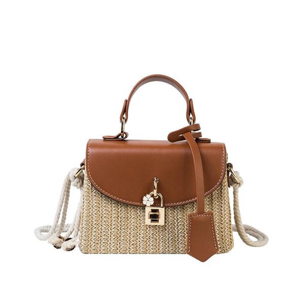 evening bags 2021 ladies fashion lock straw woven bag casual portable small square shoulder messenger with pu cosmetic
evening bags 2021 ladies fashion lock straw woven bag casual portable small square shoulder messenger with pu cosmetic