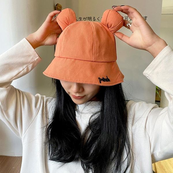 wide brim hats women bear ears cartoon bucket fashion cute fishing girls black panama caps sun spring summer pink cotton fisherman's ha, Blue;gray
wide brim hats women bear ears cartoon bucket fashion cute fishing girls black panama caps sun spring summer pink cotton fisherman's ha, Blue;gray