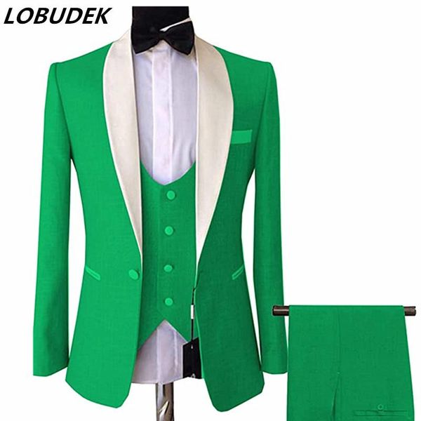 men's 3 piece suit business slim fit prom banquet formal suits male bridegroom wedding (vest+blazers+pants) spring autumn & blazers, White;black
men's 3 piece suit business slim fit prom banquet formal suits male bridegroom wedding (vest+blazers+pants) spring autumn & blazers, White;black