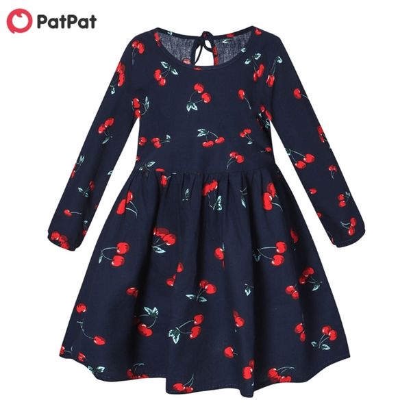 spring and summer baby toddler girl cherry print long-sleeve dress children's clothing 210528, Red;yellow
spring and summer baby toddler girl cherry print long-sleeve dress children's clothing 210528, Red;yellow