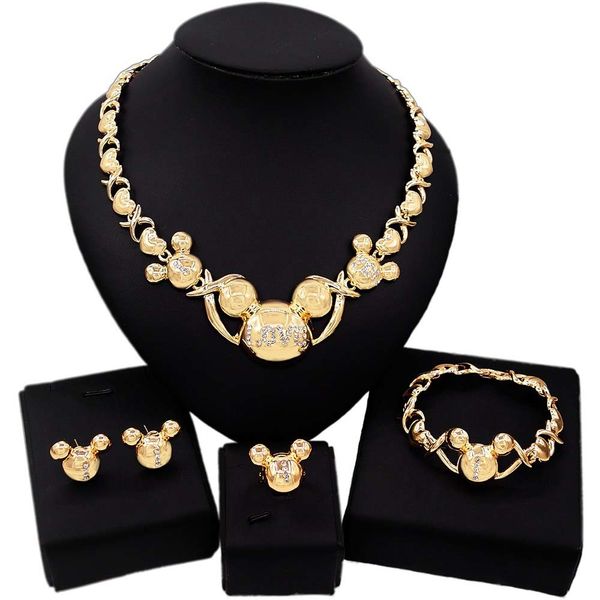 jewelry sets yulaili cute animal shape necklace stud earrings bracelet ring bridal party gold/silver color wholesale, Black
jewelry sets yulaili cute animal shape necklace stud earrings bracelet ring bridal party gold/silver color wholesale, Black