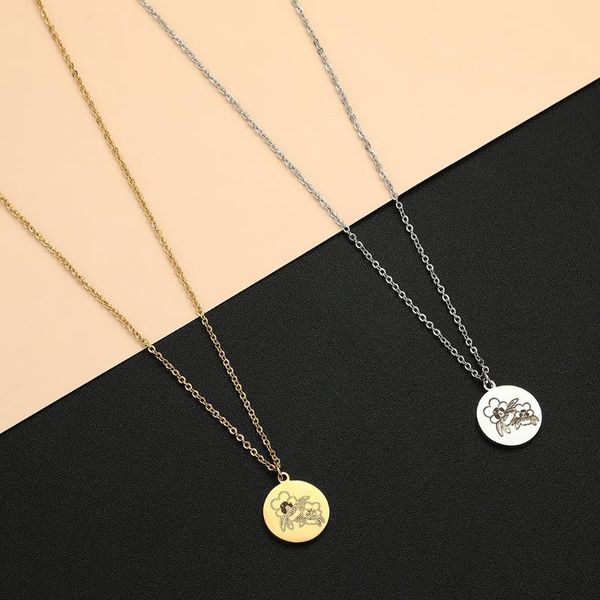 pendant necklaces qiamni delicate birth flowers necklace for women girls mom children charms birthday party unique jewelry gift choker, Silver
pendant necklaces qiamni delicate birth flowers necklace for women girls mom children charms birthday party unique jewelry gift choker, Silver
