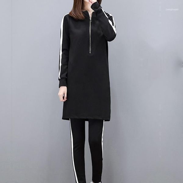 fashion autumn women sets show thin long sleeve hoodie and pants fit black plus size casual clothing two piece1, White
fashion autumn women sets show thin long sleeve hoodie and pants fit black plus size casual clothing two piece1, White
