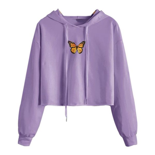 lace up womens butterfly print sweatshirts long sleeve hooded drawstring short autumn spring sweat shirts female clothing women's hood, Black
lace up womens butterfly print sweatshirts long sleeve hooded drawstring short autumn spring sweat shirts female clothing women's hood, Black