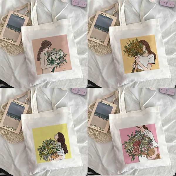 evening bags girl print women canvas shopping bag female shoulder eco handbag tote reusable grocery shopper students book
evening bags girl print women canvas shopping bag female shoulder eco handbag tote reusable grocery shopper students book