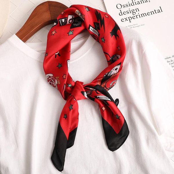 scarves fashion print scarf lady hair band silk square bag female shawl and wraps women bandana foulard large hijab, Blue;gray
scarves fashion print scarf lady hair band silk square bag female shawl and wraps women bandana foulard large hijab, Blue;gray