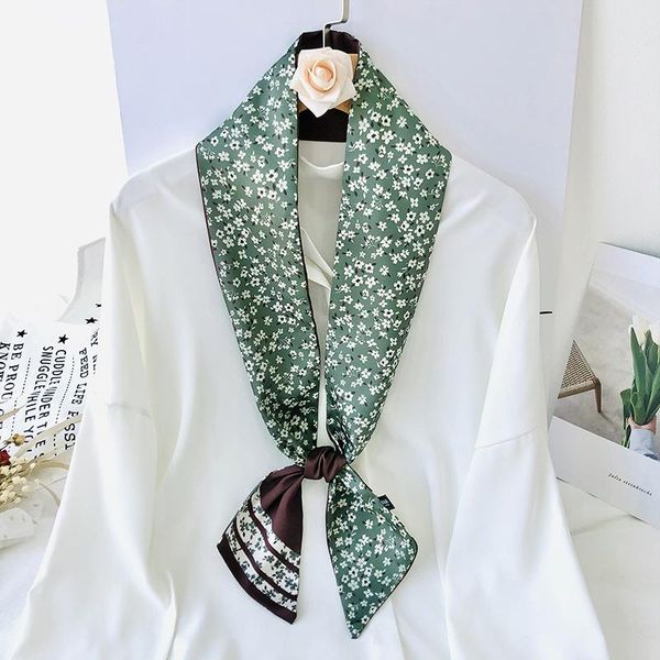 scarves sharp angle long silk scarf women's plain print gray pattern korean hair band bag decoration ribbon wholesale, Blue;gray
scarves sharp angle long silk scarf women's plain print gray pattern korean hair band bag decoration ribbon wholesale, Blue;gray