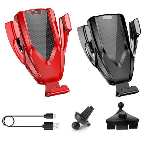 cell phone mounts & holders car qi fast wireless charger air vent + mount automatic clamping holder stand for xr xs max 10w
cell phone mounts & holders car qi fast wireless charger air vent + mount automatic clamping holder stand for xr xs max 10w